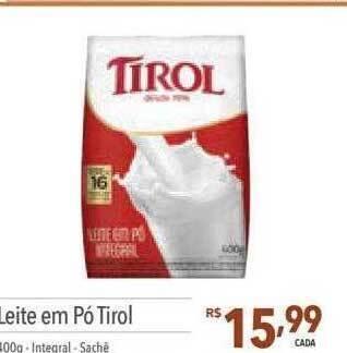 Supermercados Condor Leite em pó tirol oferta
