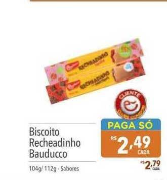 Supermercados Condor Biscoito recheadinho bauducco oferta