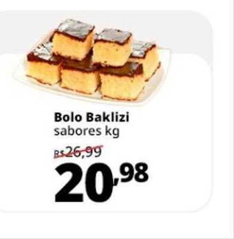 Supermercados Baklizi Bolo baklizi sabores kg oferta