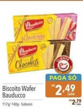 Supermercados Condor Biscoito wafer bauducco oferta
