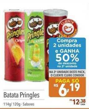 Supermercados Condor Batata pringles oferta