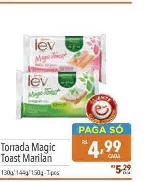 Supermercados Condor Torrada magic toast marilan oferta