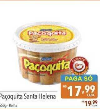 Supermercados Condor Paçoquita santa helena oferta
