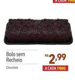 Supermercados Condor Bolo sem recheio oferta