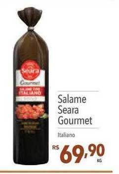 Supermercados Condor Salame seara gourmet oferta