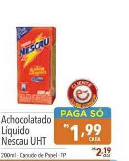 Supermercados Condor Achocolatado liquido nescau uht oferta