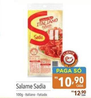 Supermercados Condor Salame sadia oferta