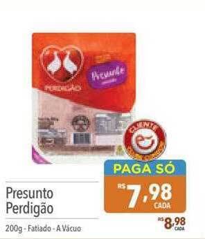 Supermercados Condor Presunto perdigão oferta