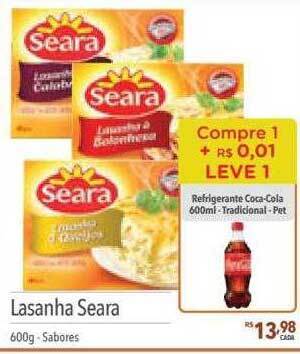 Supermercados Condor Lasanha seara oferta