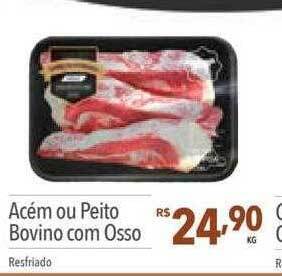 Supermercados Condor Acém ou peito bovino com osso oferta