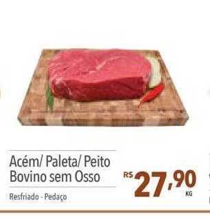 Supermercados Condor Acém paleta peito bovino sem osso oferta