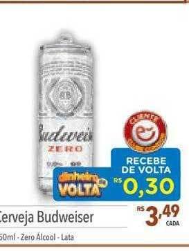 Supermercados Condor Cerveja budweiser oferta