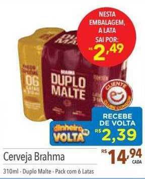 Supermercados Condor Cerveja brahma duplo malte oferta