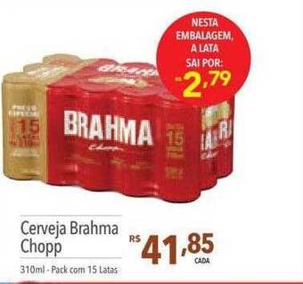 Supermercados Condor Cerveja brahma chopp oferta