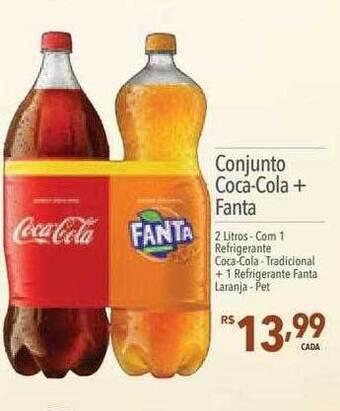 Supermercados Condor Conjunto coca-cola + fanta oferta