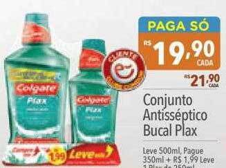 Supermercados Condor Conjunto antisséptico bucal plax oferta