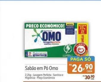 Supermercados Condor Sabão em pó omo oferta