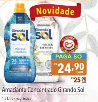 Supermercados Condor Amaciante concentrado girando sol oferta