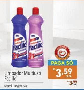 Supermercados Condor Limpador multiuso facille oferta