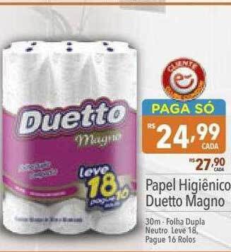 Supermercados Condor Papel higiênico duetto magno oferta