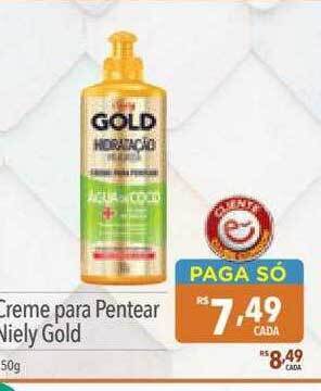 Supermercados Condor Creme para pentear niely gold oferta