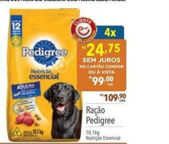 Supermercados Condor Ração pedigree oferta
