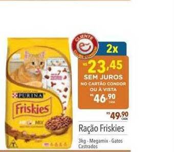 Supermercados Condor Ração friskies oferta