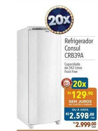 Supermercados Condor Refrigerador consul crb39a oferta