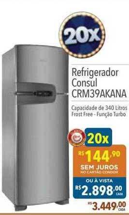 Supermercados Condor Refrigerador consul crm39akana oferta