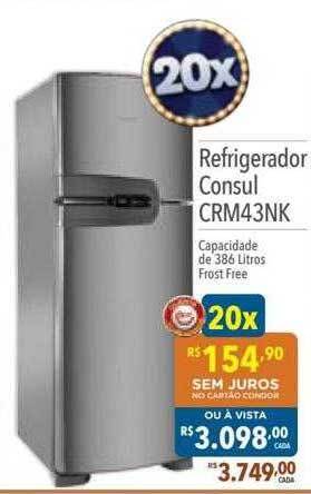 Supermercados Condor Refrigerador consul crm43nk oferta