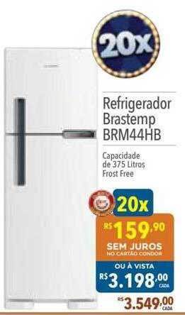 Supermercados Condor Refrigerador brastemp brm44hb oferta