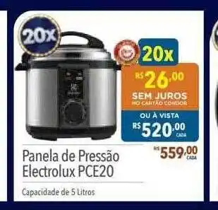 Supermercados Condor Panela de pressão electrolux pce20 oferta