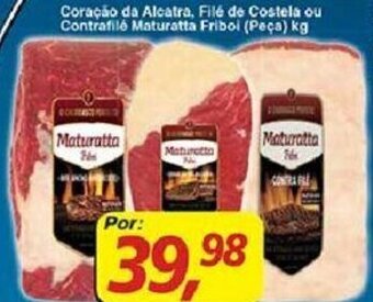 Supermercados Guanabara Coracao da Alcatra. File de Costela ou Contrafile Maturatta Friboi 1kg oferta