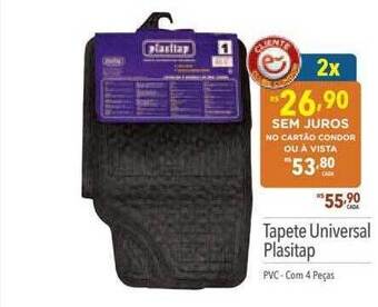 Supermercados Condor Tapete universal plasitap oferta