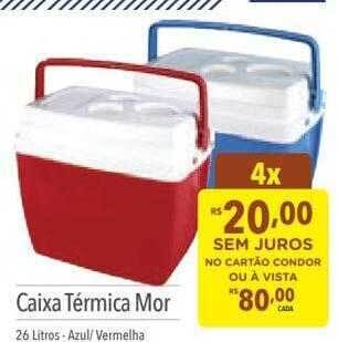 Supermercados Condor Caixa térmica mor oferta