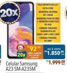 Supermercados Condor Celular samsung a23 sm-a235m oferta