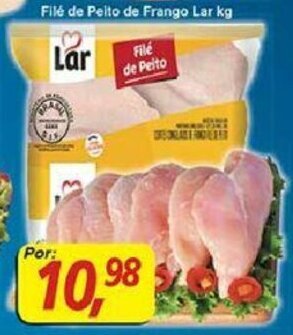 Supermercados Guanabara File de Peito de Frango Lar 1kg oferta