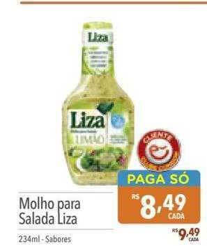 Molho para salada liza