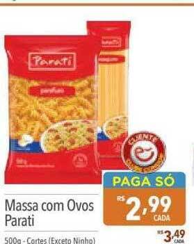Supermercados Condor Massa com ovos parati oferta