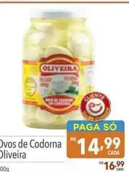 Supermercados Condor Ovos de codorna oliveira oferta