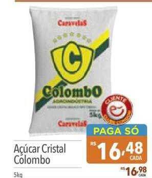 Supermercados Condor Açucar cristal colombo oferta