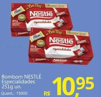 Supermercados Koch Bombom nestlé especialidades oferta