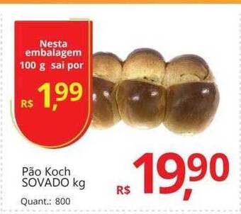 Pão koch sovado kg