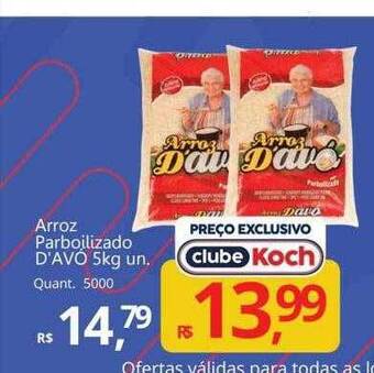 Supermercados Koch Arroz parboilizado d'avo oferta