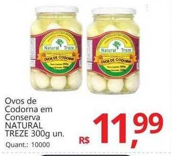 Supermercados Koch Ovos de codorna em conserva natural treze oferta