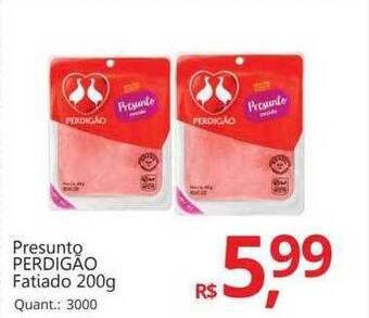 Supermercados Koch Presunto perdigão fatiado oferta
