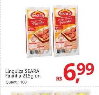 Supermercados Koch Linguiça seara fininha oferta