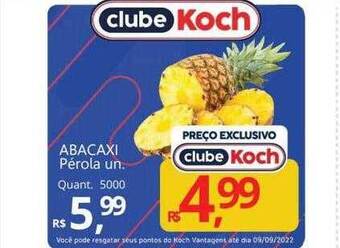 Supermercados Koch Abacaxi pérola oferta