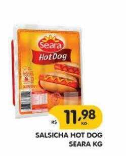 Supermercados Real Salsicha hot dog seara kg oferta