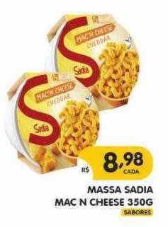 Supermercados Real Massa sadia mac n cheese oferta